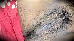 Exploring My Stepmoms Hairy Wet Pussy And Cumming On Her Bush