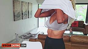 I Convinced The Naive Big Tits Ebony Teen 18+ To Skip Bible Study
