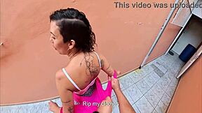 Student caught smoking had clothes ripped and got fucked!