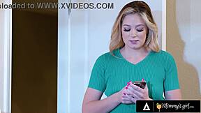 Mommys girl horny blindfolded milf dee williams strap-on