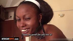 my cute ebony maid earned every inch