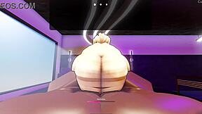 POV Busty Brazilian Sucks Cock Morning