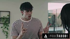 Pure taboo shocked stud catches twisted new stepaunt ivy ireland getting free used in the kitchen