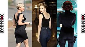 black widow scarlett johansson jerk off challenge