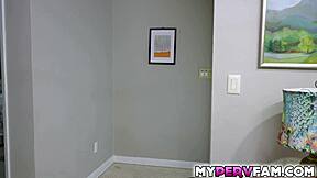 stepdad catches teen stepdaughter taking topless photos