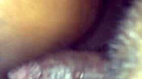 Stroking wet pussy from behind