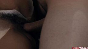 teen and her bf fucking their milf tutor in threesome