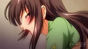 hentai my first threesome with roommate feels wild