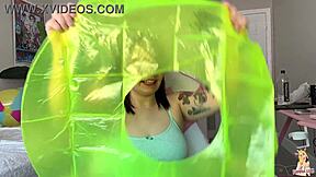 giantess inflatable pool party