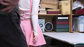 Shoplifter caught stealing strips for body search deal