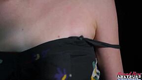 pixie tiny 18+ brunette coed eager rimjob deep tongue play heat