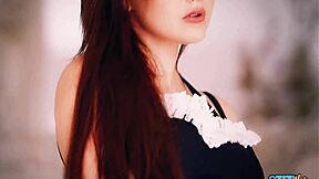 House maid dames get too close to masters and indulge kissing
