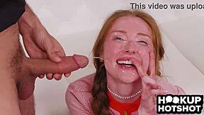 Anal leaves lola grunting with pleasure