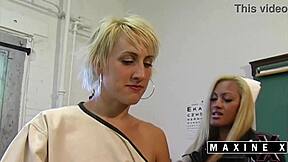 maxine x drills dylan ryder deep in anal bondage during nurse exam