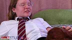 18 Year Old College Student Rae Gets Punished By Nurse Greene