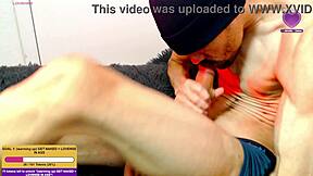 Huge Cock Flexible Guy Self Sucks Extreme