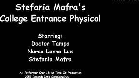 tampa university entrance physical with stefania mafra