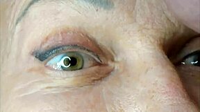 milf extremely close up cumshot on eye orgasm