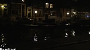 Outside urinal in amsterdam for tourists