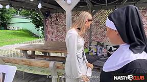 nasty club sexy nun fanta sie fucks with stranger