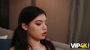 Vip4k daddy teaches shy 18 year old girl how to suck cock