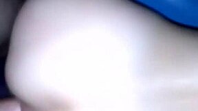 Amateur feels intense pleasure in pure anal session