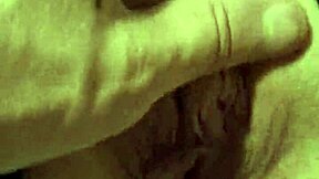 The blonde Spanish woman in lingerie has fun with amateurs