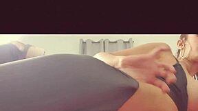 Holly Engages in Anal Masturbation During Workout