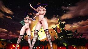 Celebrate Halloween with erotic MMD videos