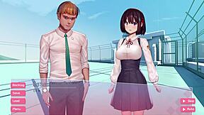 i feel excited watching this schoolgirl give an amazing blowjob in hgame