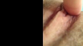 Serbian amateur plays with her wet pussy sensually.