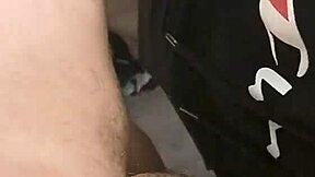 Hot gay companion devours entire cock in beast blowjob.