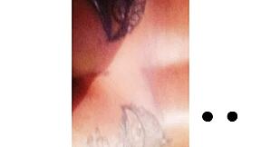 npleasures showing off her new ass tattoo