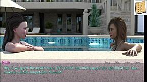 Wife and stepmother play a game