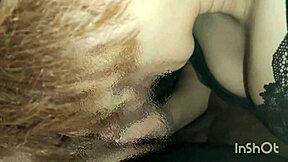 Japanese amateur blowjob with handjob and cleavage outdoors