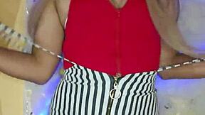 travesti hermosa y maquillada