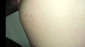 Teen Takes Intense Backshots from Big Black Cock Leading to Creampie