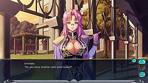 Emeralia engages in outdoor threesome fantasy sex scene