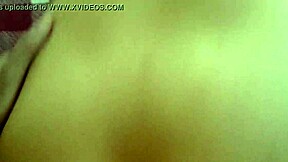 Bent over in doggystyle position.