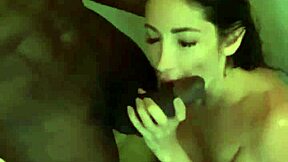 Hot french brunette GETS FUCKED by a BBC!