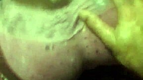 playing silly with panties on a fake item