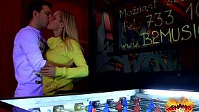 Agata's Public Anal In Game Room! Teen Screams!