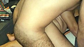 Hot Sex With Doorman And Friend In Sheer Apartment