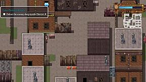 i saw the cute girl with small tits masturbating near men, they didn't notice, oh shit