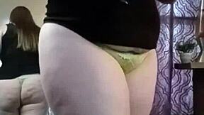 bbshorty shows big gay milf ass in new haul