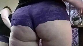 bbshorty shows big gay milf ass in new haul