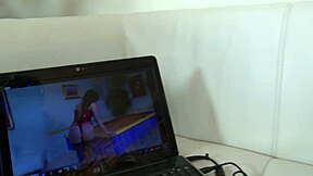 Hot asian girl in stockings fulfills fantasy with big white cock