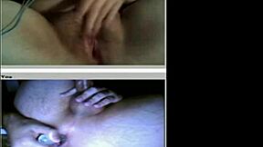 Sexy teen on webcam chatting and showing off.