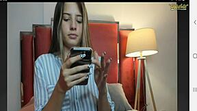 i chat with colombian salome2 in personal web session