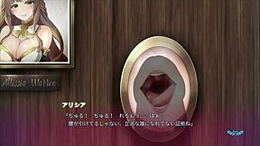 Sister sucks cock through the wall in Animeryona